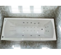 Гидромассажная акриловая ванна Vayer Milana 180x70 хром глянец