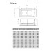 Ванна акриловая Vayer Milana 180x70