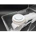 Слив перелив п/автомат Vega V55R 80см WHITE матовый эко
